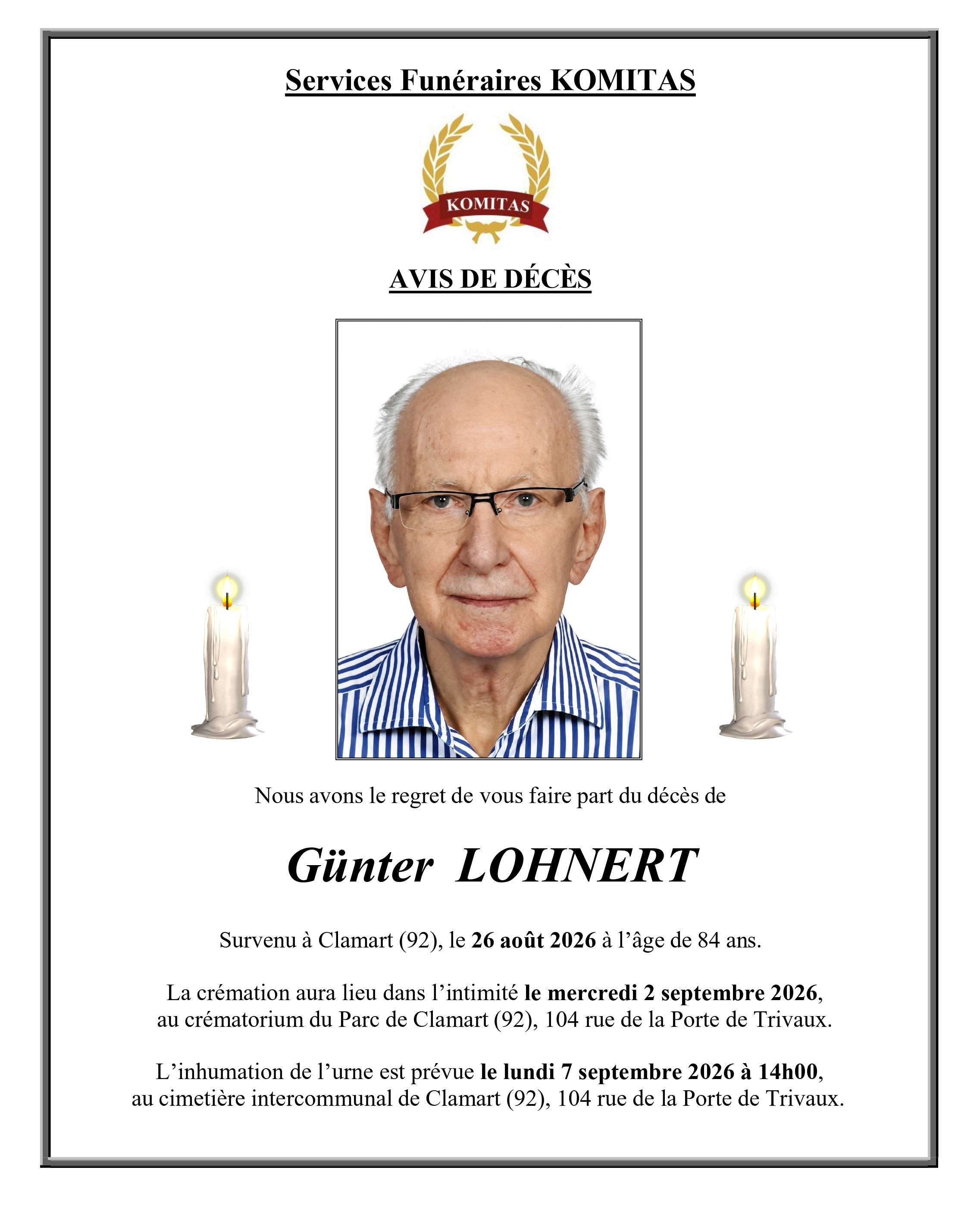 Avis de décès