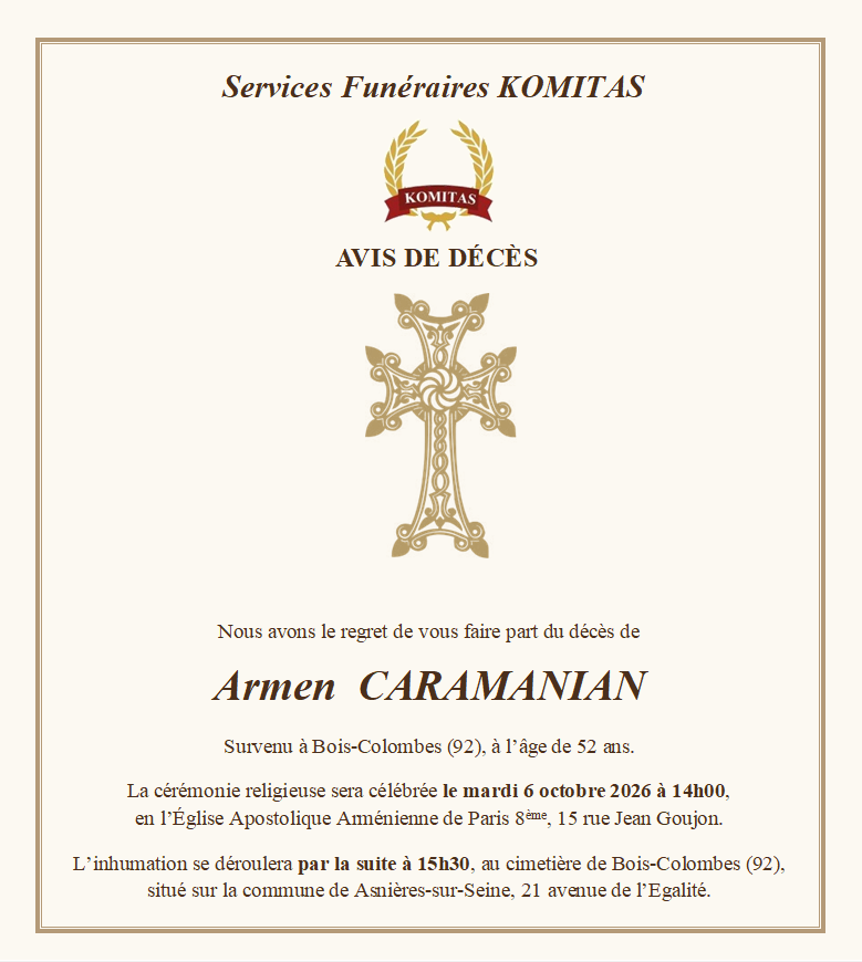 Avis de décès
